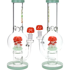 Pulsar Shroom Colony Perc Bubble Base Glass Water Pipe - 12.5" / 14mm F - Discreet Smoker
