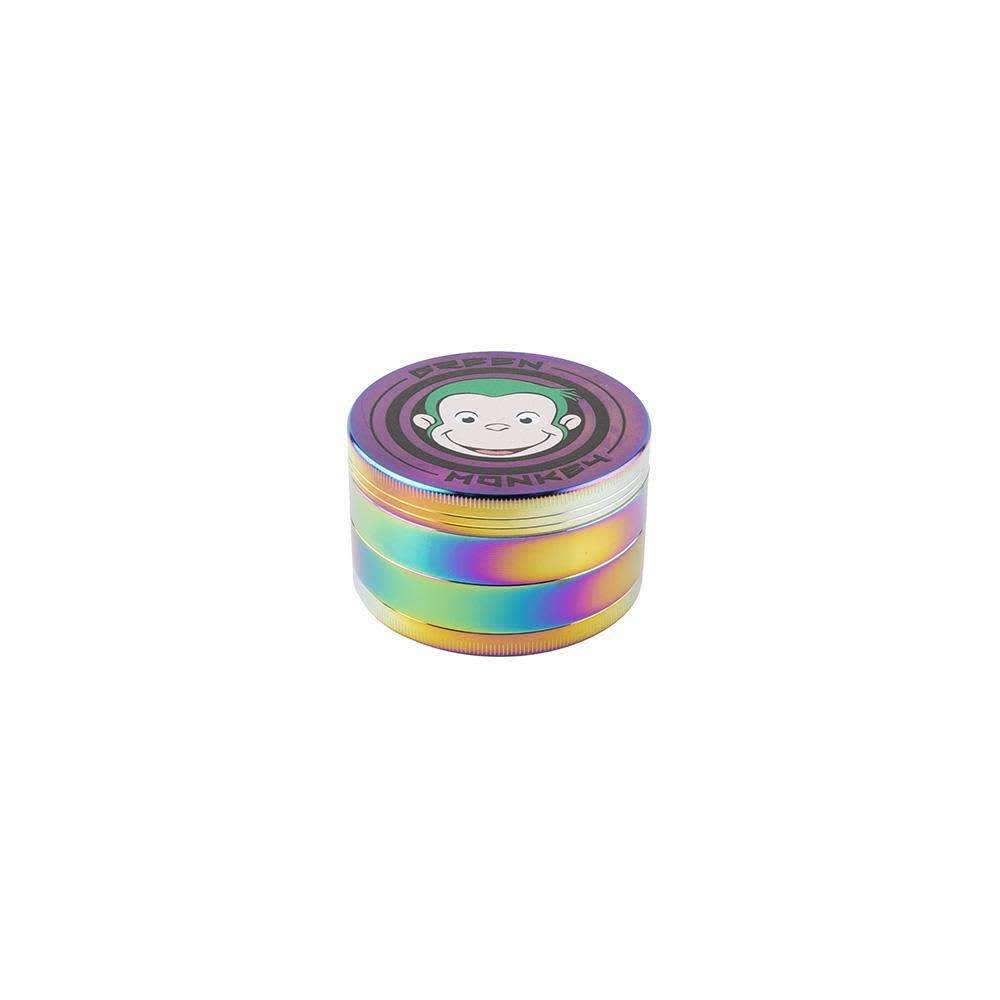 Green Monkey Grinder - Capuchin 4pc - 75mm - Discreet Smoker