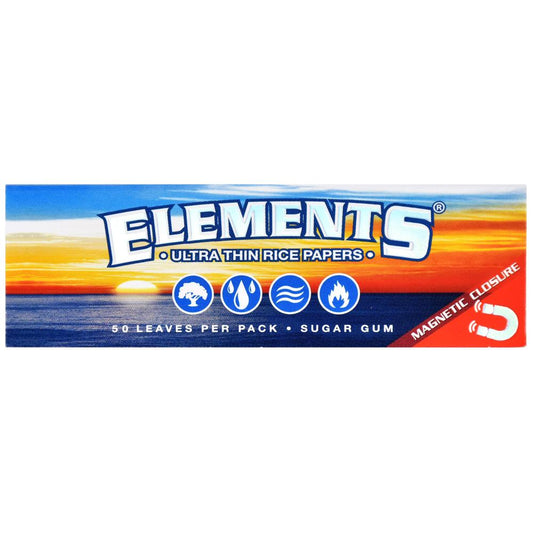 Elements Ultra Thin Rice Rolling Papers - Discreet Smoker