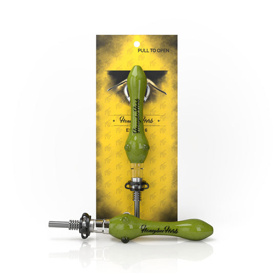 Honeybee Herb Speckled Nectar Collector - Discreet Smoker