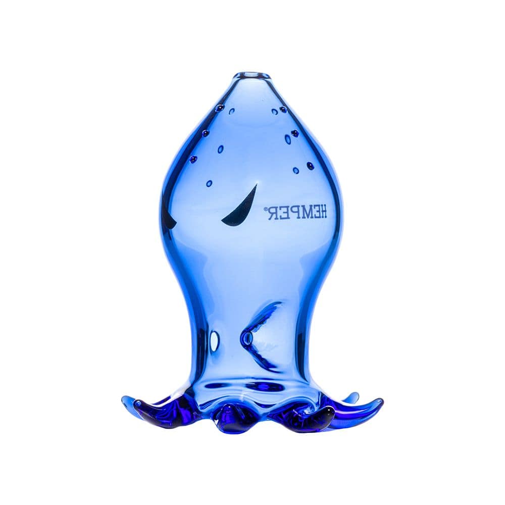 Hemper Kraken Glass Hand Pipe - 4" - Discreet Smoker