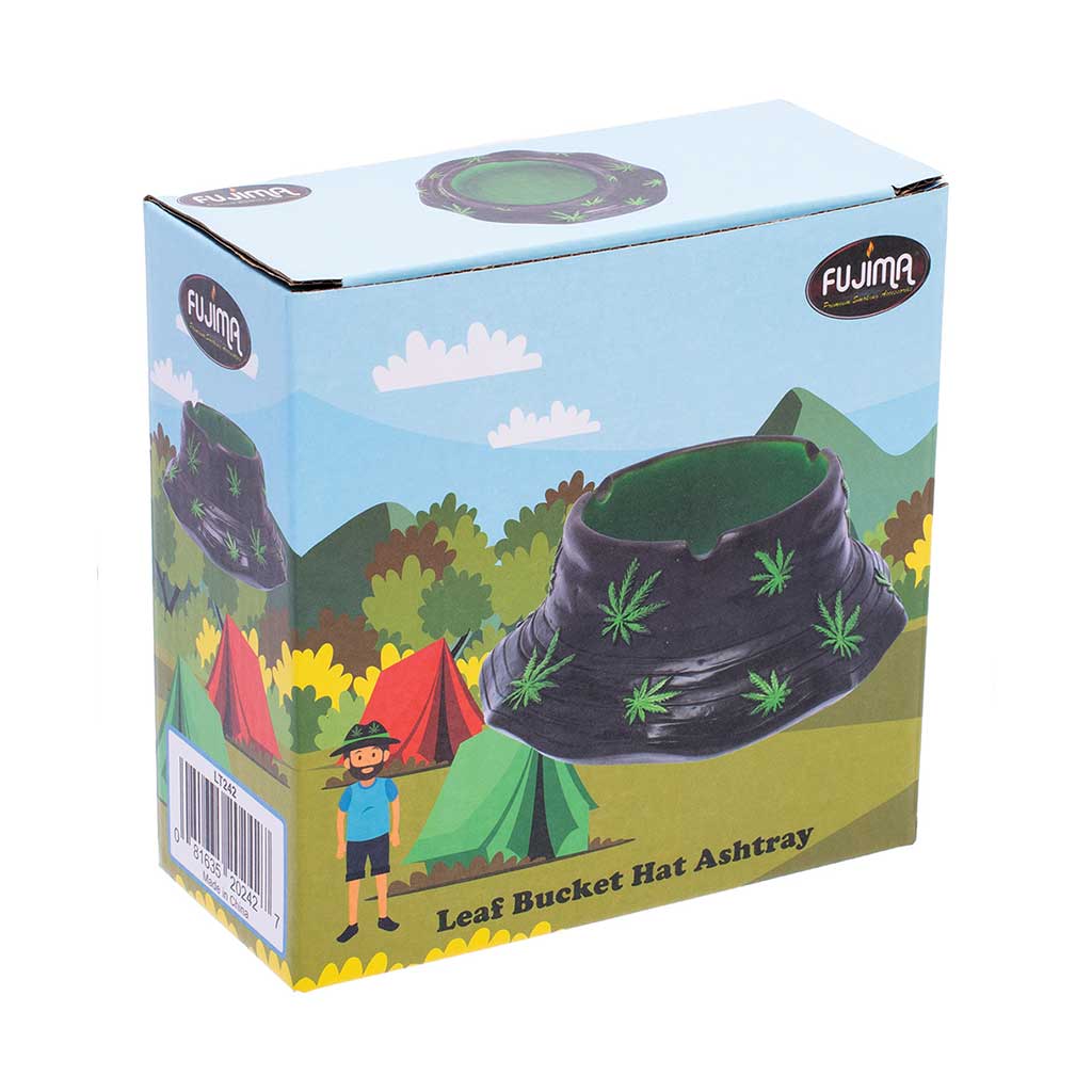 LEAF BUCKET HAT ASHTRAY - Discreet Smoker