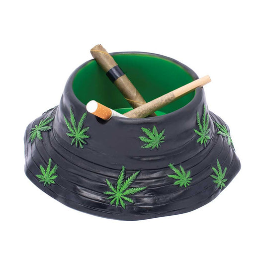 LEAF BUCKET HAT ASHTRAY - Discreet Smoker