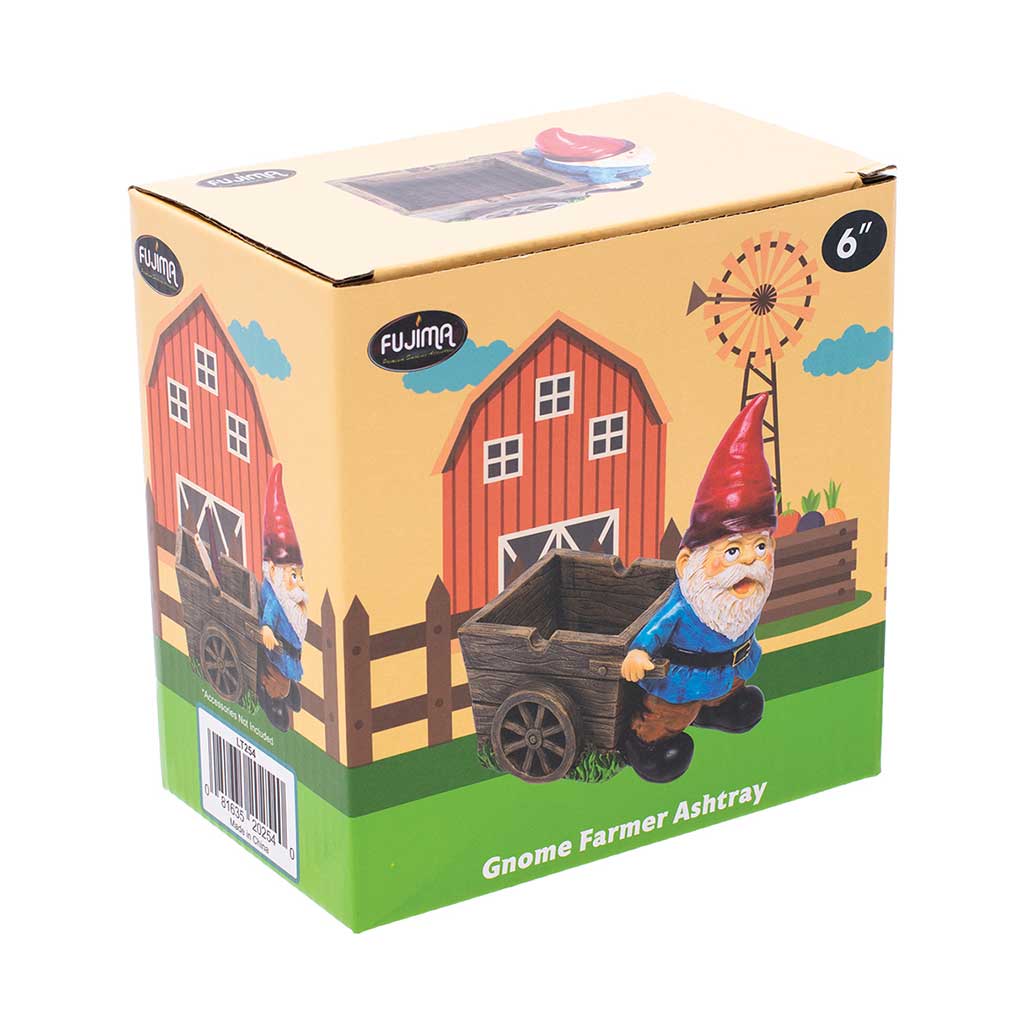 GNOME FARMER ASHTRAY - Discreet Smoker