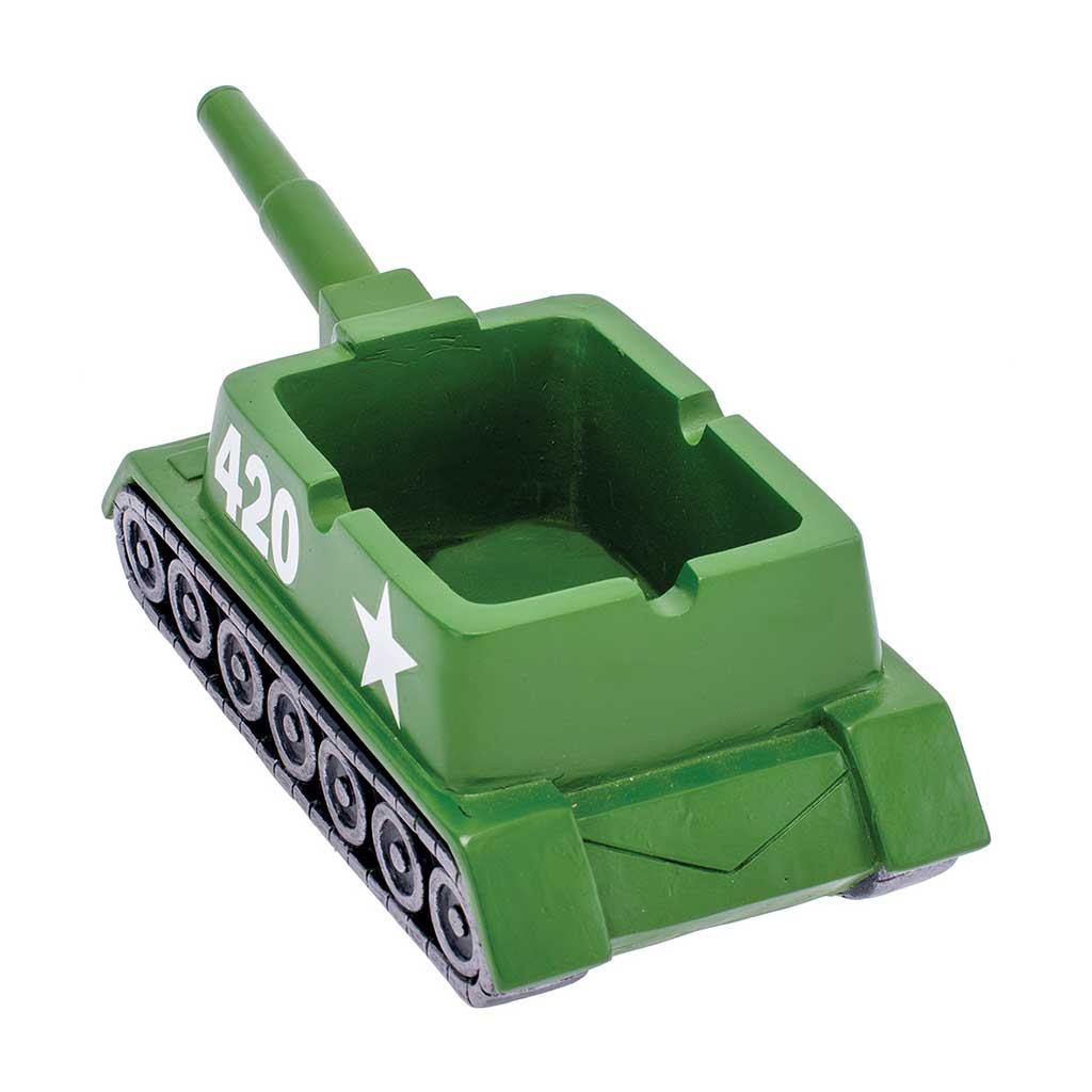 GREEN 420 TANK ASHTRAY - Discreet Smoker
