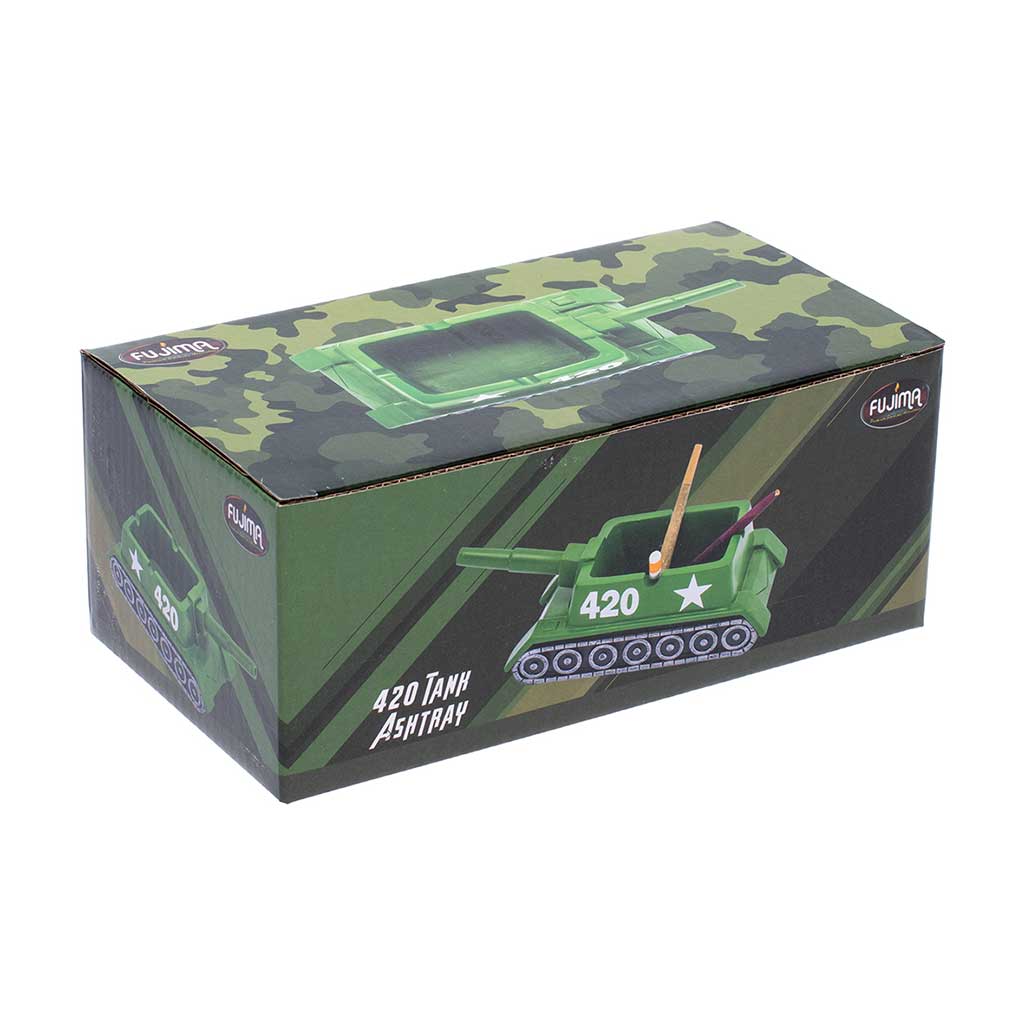 GREEN 420 TANK ASHTRAY - Discreet Smoker
