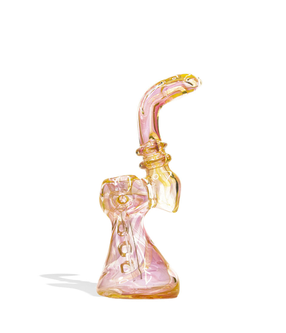 7 inch Gold Bubbler - Discreet Smoker