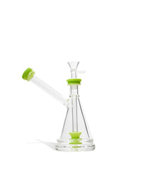 7 Inch Milky Colored Water Pipe with Sidearm Mouthpiece - Discreet Smoker