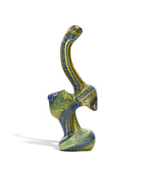7 inch Twisted Art Design Bubbler - Discreet Smoker