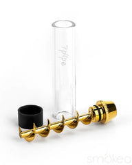 7 Pipe Twisty Glass Blunt Mini - Discreet Smoker