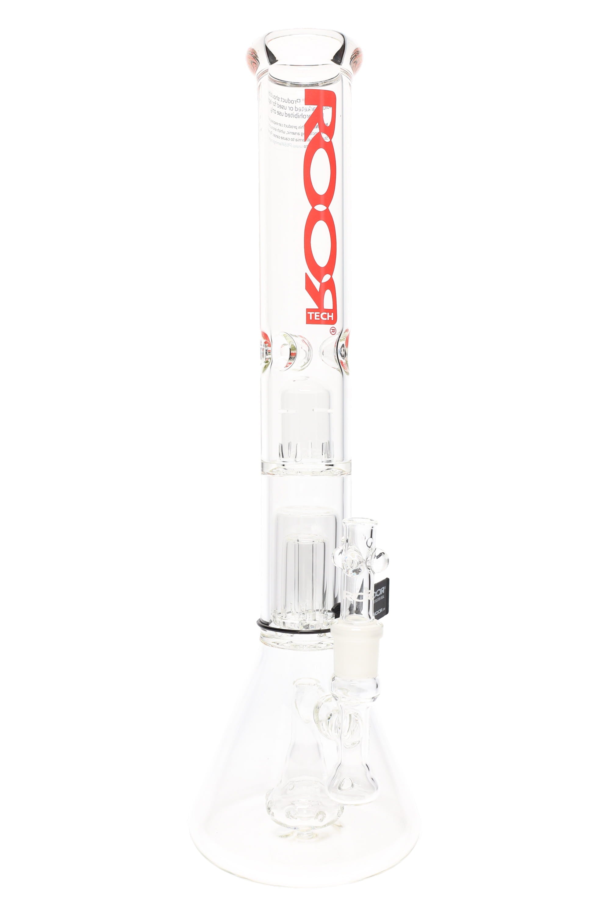 ROOR Tech Stemless Beaker Bong – Multi Percs – 18″ – 5 mm - Discreet Smoker