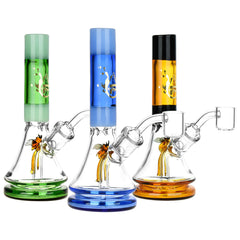 Pulsar Buzzed Bee Mini Rig | 6.75" | 14mm F - Discreet Smoker