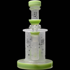 Calibear Sandblasted Flower Of Life Mini Can Bong - Discreet Smoker