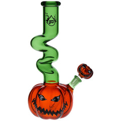 Pulsar Twisty And Wicked Jack-O-Lantern Glass Water Pipe - 11" / 14mm F - Discreet Smoker