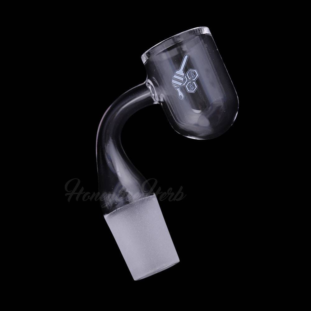 HONEY BEVEL BOWL QUARTZ BANGER - 90° DEGREE | YL - Discreet Smoker