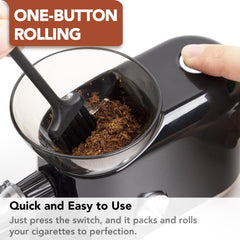 Electric Cigarette Rolling Machiner with Pre Rolled Holder Case, Grinder, Filling Maker