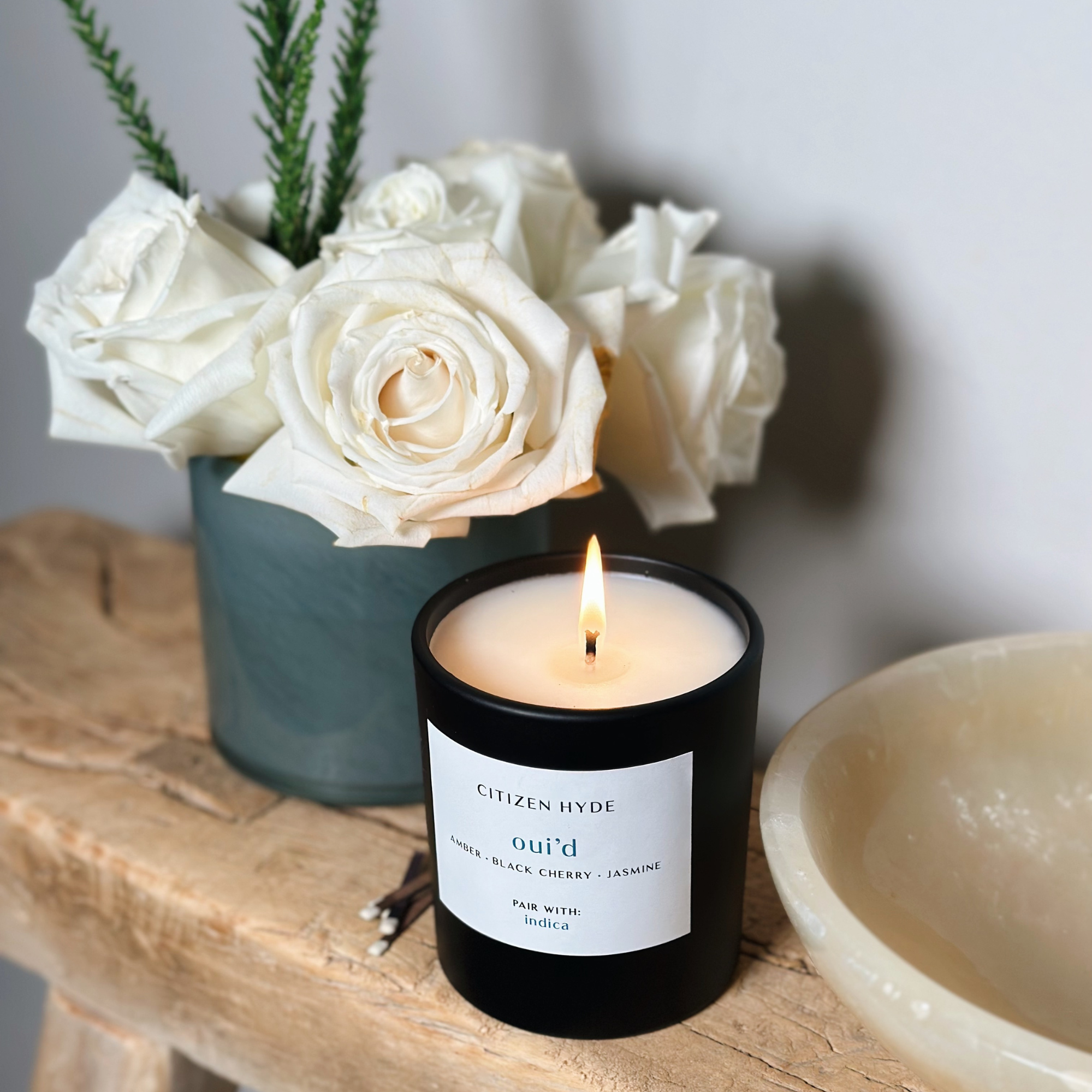 Grahss Ciziten Hyde Candle, Pair with Indica - Discreet Smoker