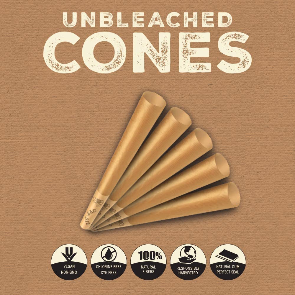 ZIG-ZAG Cones 1-1/4 Size (50 Pack) - Discreet Smoker