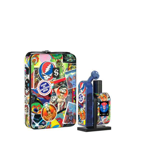 Grateful Dead Modul + Dok Deluxe Travel Set - Legacy Patchwork - Discreet Smoker