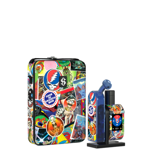 Grateful Dead Modul + Dok Deluxe Travel Set - Legacy Patchwork - Discreet Smoker