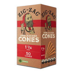 ZIG-ZAG Cones 1-1/4 Size (50 Pack) - Discreet Smoker