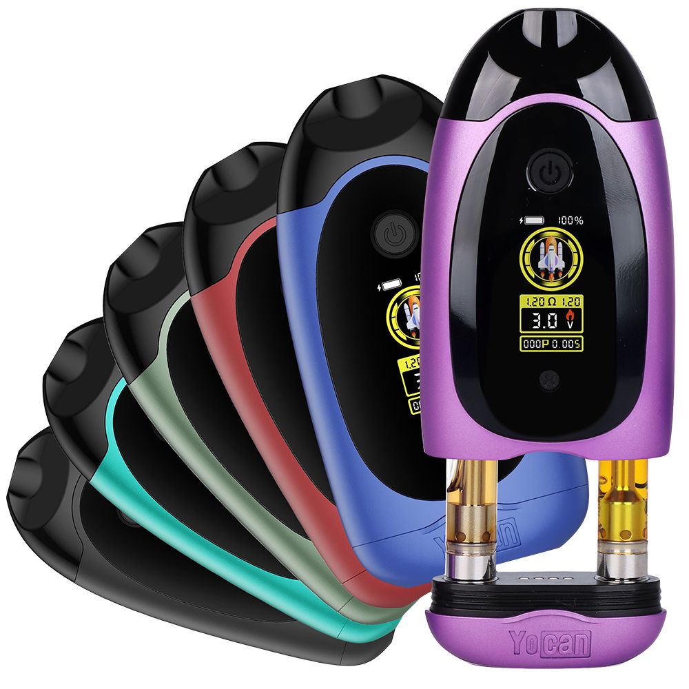 Yocan Dubb Dual Cartridge 510 Vape Battery | 750mAh - Discreet Smoker