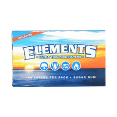 Elements Ultra Thin Rice Rolling Papers - Discreet Smoker