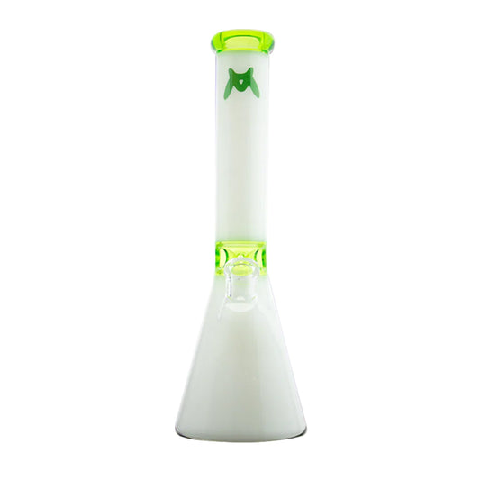 MAV 13.5" Mini Zebra Beaker Water Pipe - Discreet Smoker