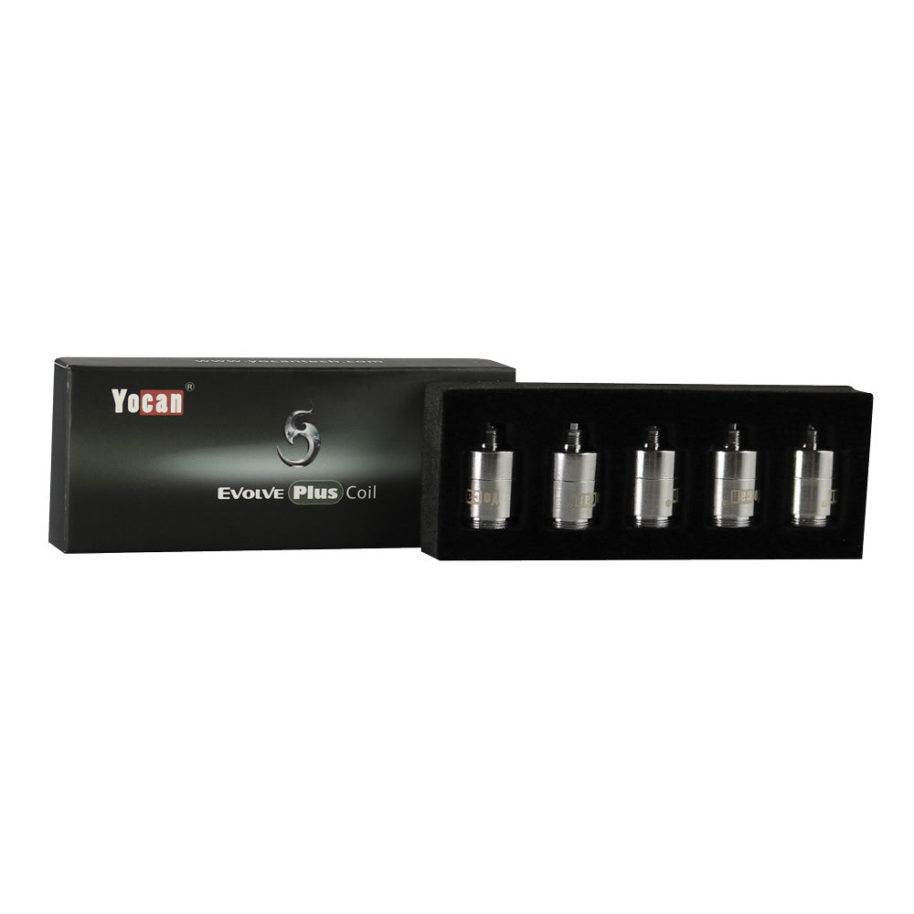 Yocan Evolve Plus / Delux Dual Quartz Coil | 5PC BOX - Discreet Smoker
