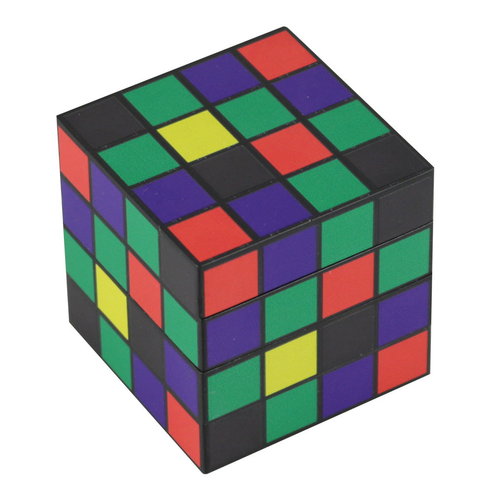 Puzzle Cube Grinder - 4pc / 2" - Discreet Smoker