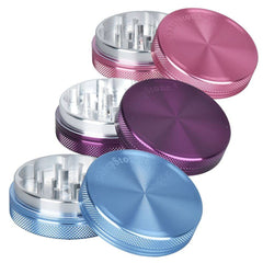 SharpStone Solid Top Metal Grinder | 2pc | 2.2" - Discreet Smoker