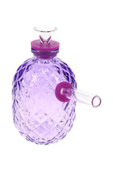Glass Pineapple Mini Bong “Tropical Sipper” – 4″ - Discreet Smoker