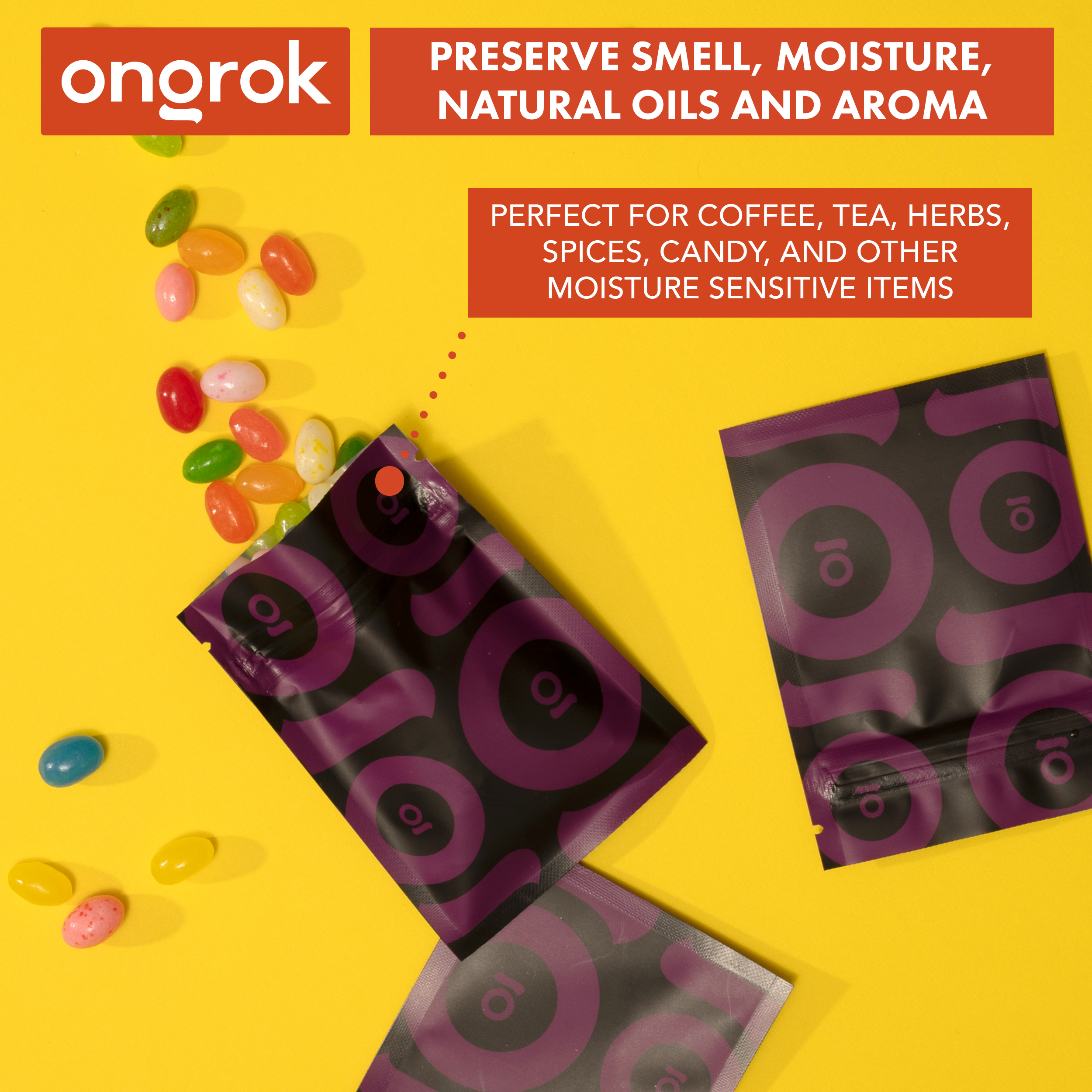 Ongrok Color-Coded Mylar Bags - Discreet Smoker