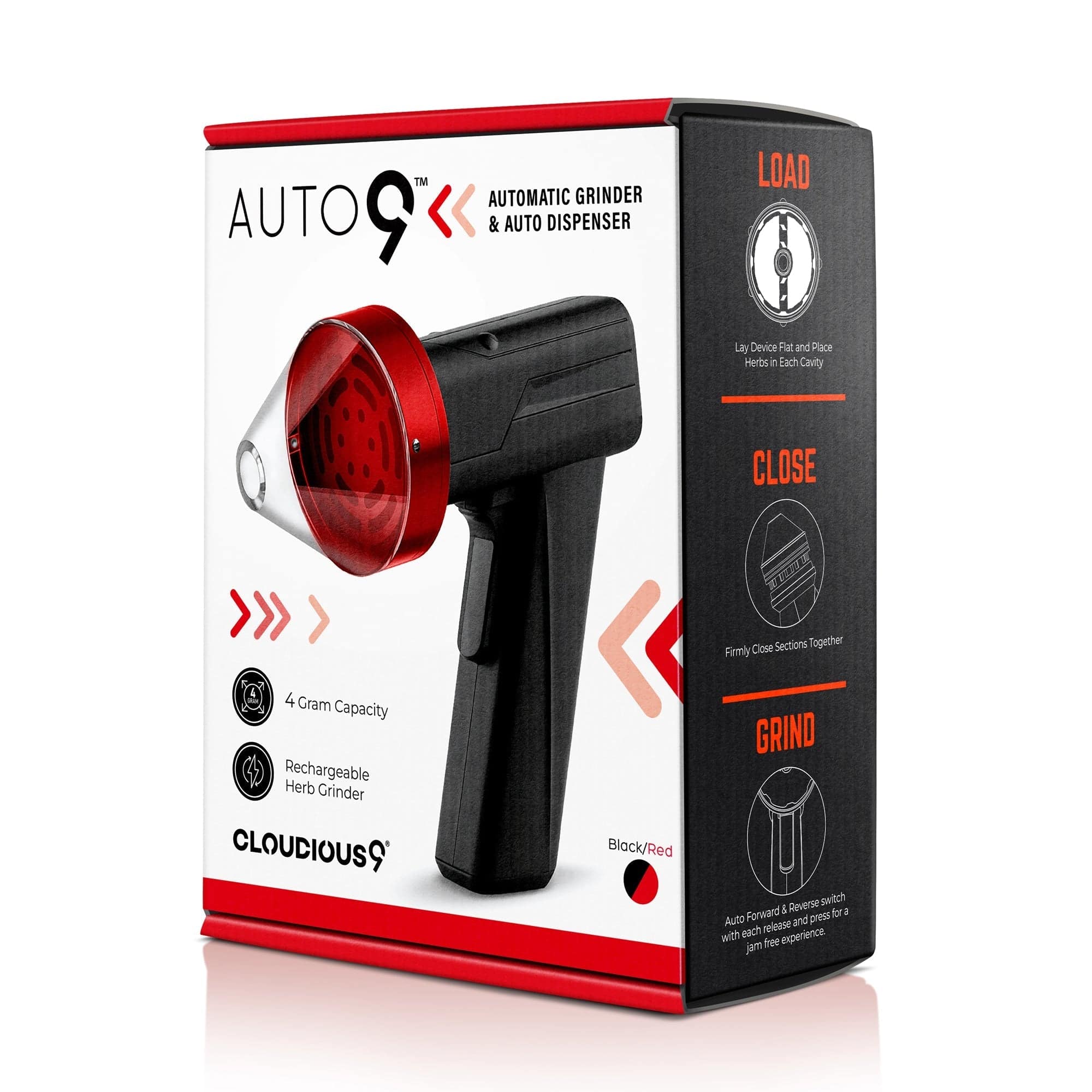The Auto9 - Fully Automatic Grinder - Discreet Smoker