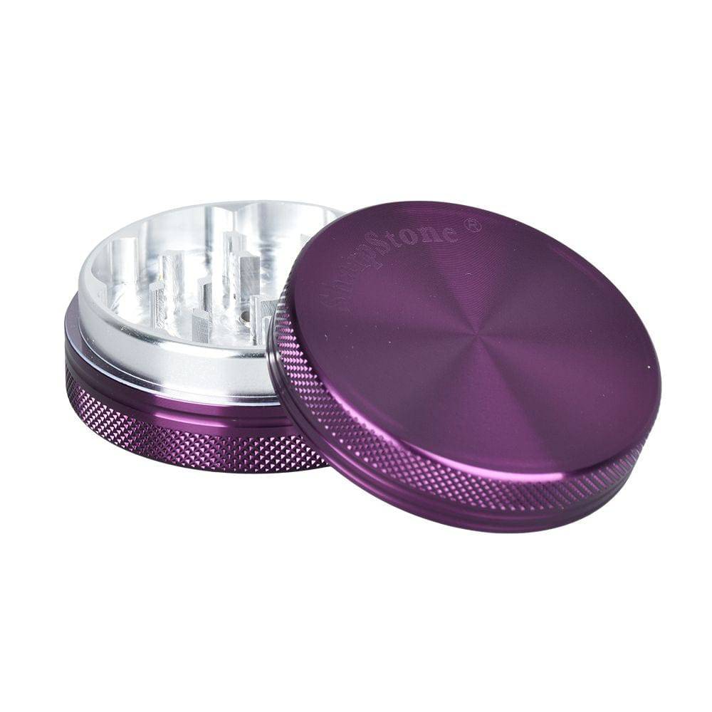 SharpStone Solid Top Metal Grinder | 2pc | 2.2" - Discreet Smoker