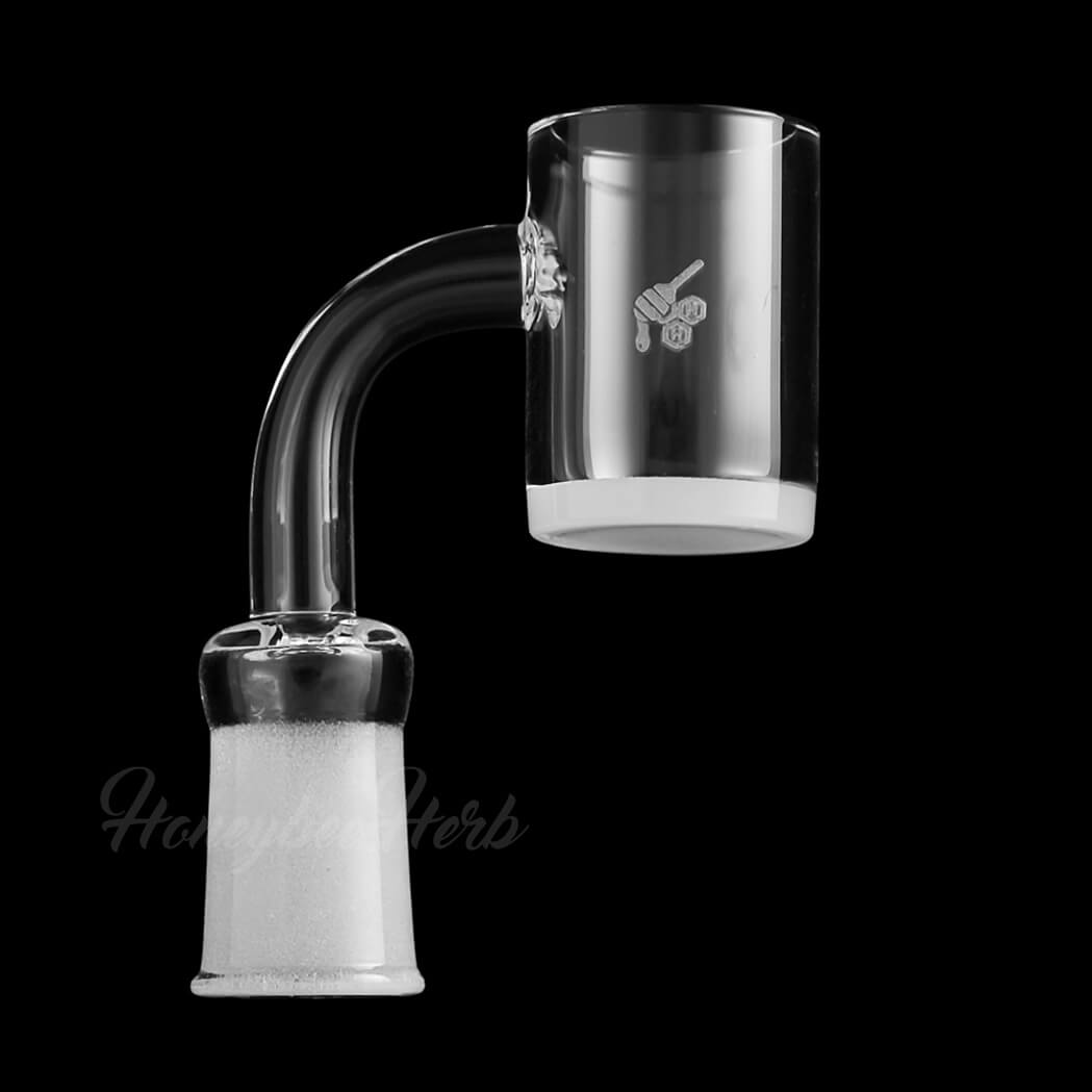 HONEY & MILK QUARTZ BANGER - 90° DEGREE | YL - Discreet Smoker