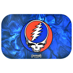 Grateful Dead x Pulsar Rolling Tray Kit | 11"x7" | Steal Your Face Swirls - Discreet Smoker