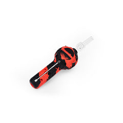Ritual - 4'' Silicone Nectar Spoon - Black & Red - Discreet Smoker