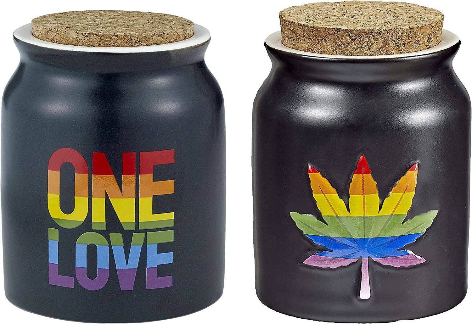 Stash Jar bundle - LGBT Jar - Discreet Smoker