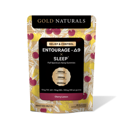 Gold Naturals Entourage Δ9 x Sleep Gummy - Discreet Smoker