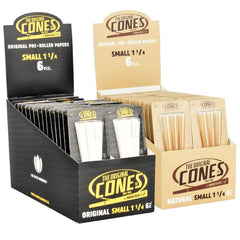 CONES by MountainHigh Pre-Rolled Cones | 1 1/4 | 6pc | 32pk Display - Discreet Smoker