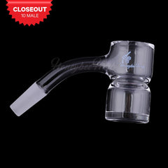 HONEY BEVEL SPLASH BUCKET QUARTZ BANGER - 45° DEGREE | BL - Discreet Smoker