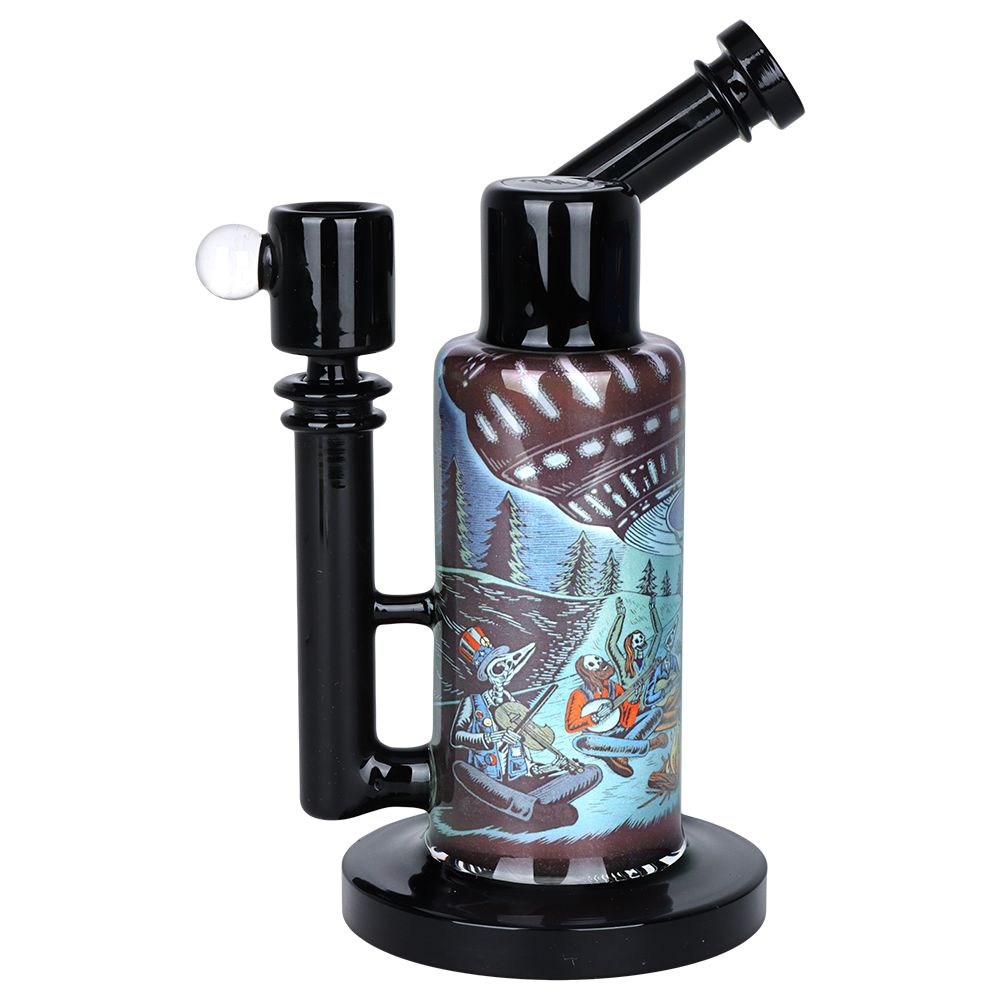Grateful Dead x Pulsar Inside Print Water Pipe - 8.5" / 14mm F / UFO Jam - Discreet Smoker