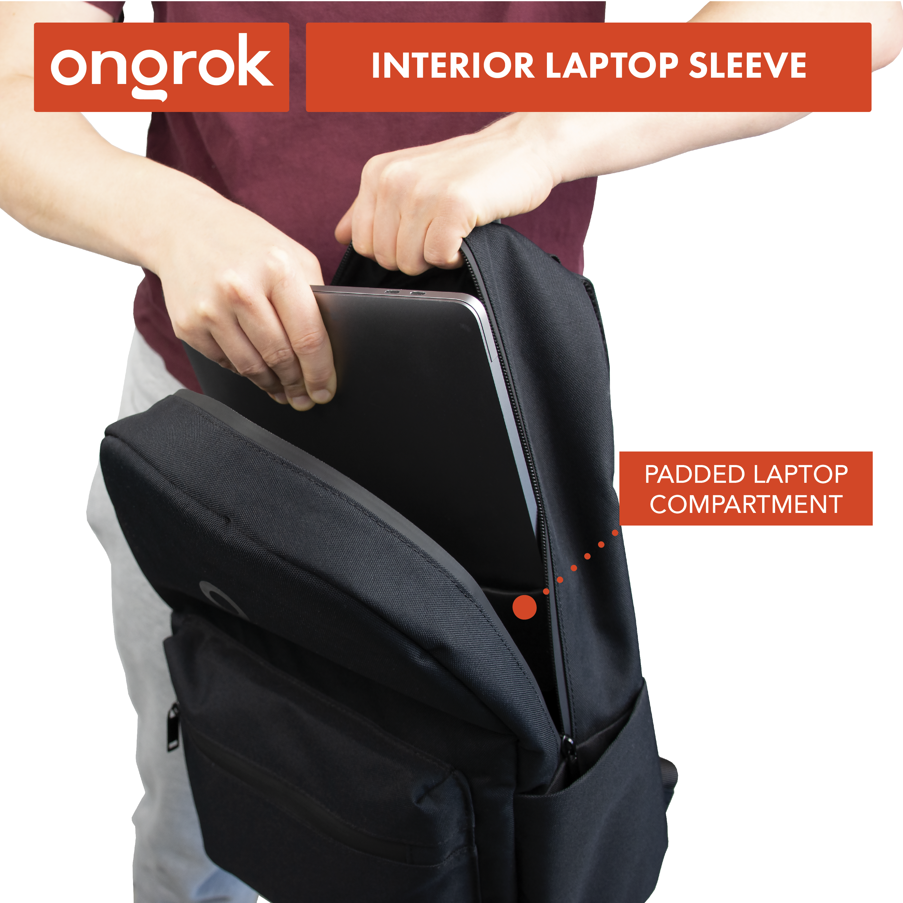 Ongrok Carbon-lined Backpack Smell Proof - Discreet Smoker