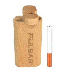 Pulsar Straight Wood Twist Top Dugout - Discreet Smoker