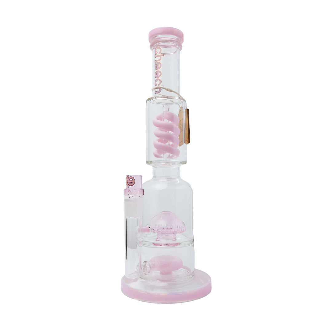 Cheech Glass 15.5" Triple Threat Water Pipe - Discreet Smoker