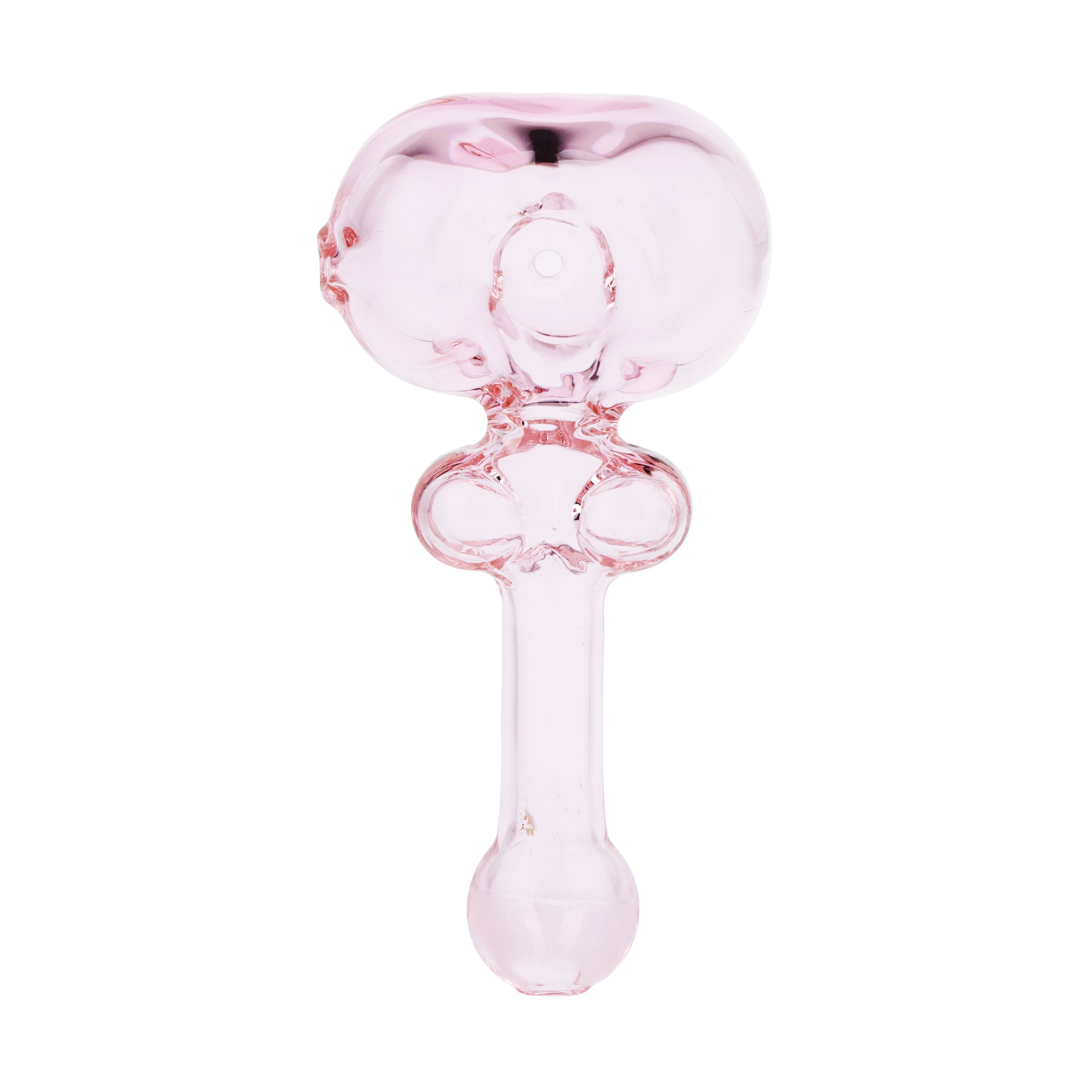 Lovely Hearts Glass Hand Pipe - 4" - Discreet Smoker
