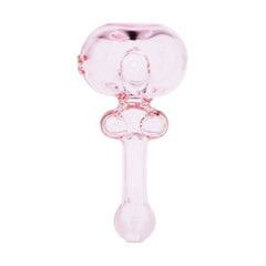 Lovely Hearts Glass Hand Pipe - 4" - Discreet Smoker