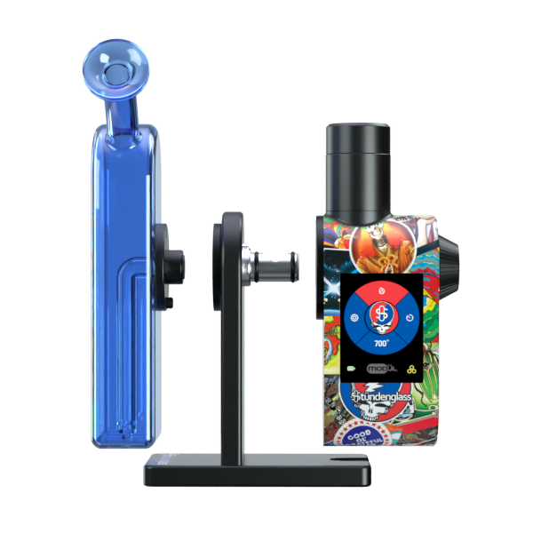 Grateful Dead Modul + Dok Deluxe Travel Set - Legacy Patchwork - Discreet Smoker