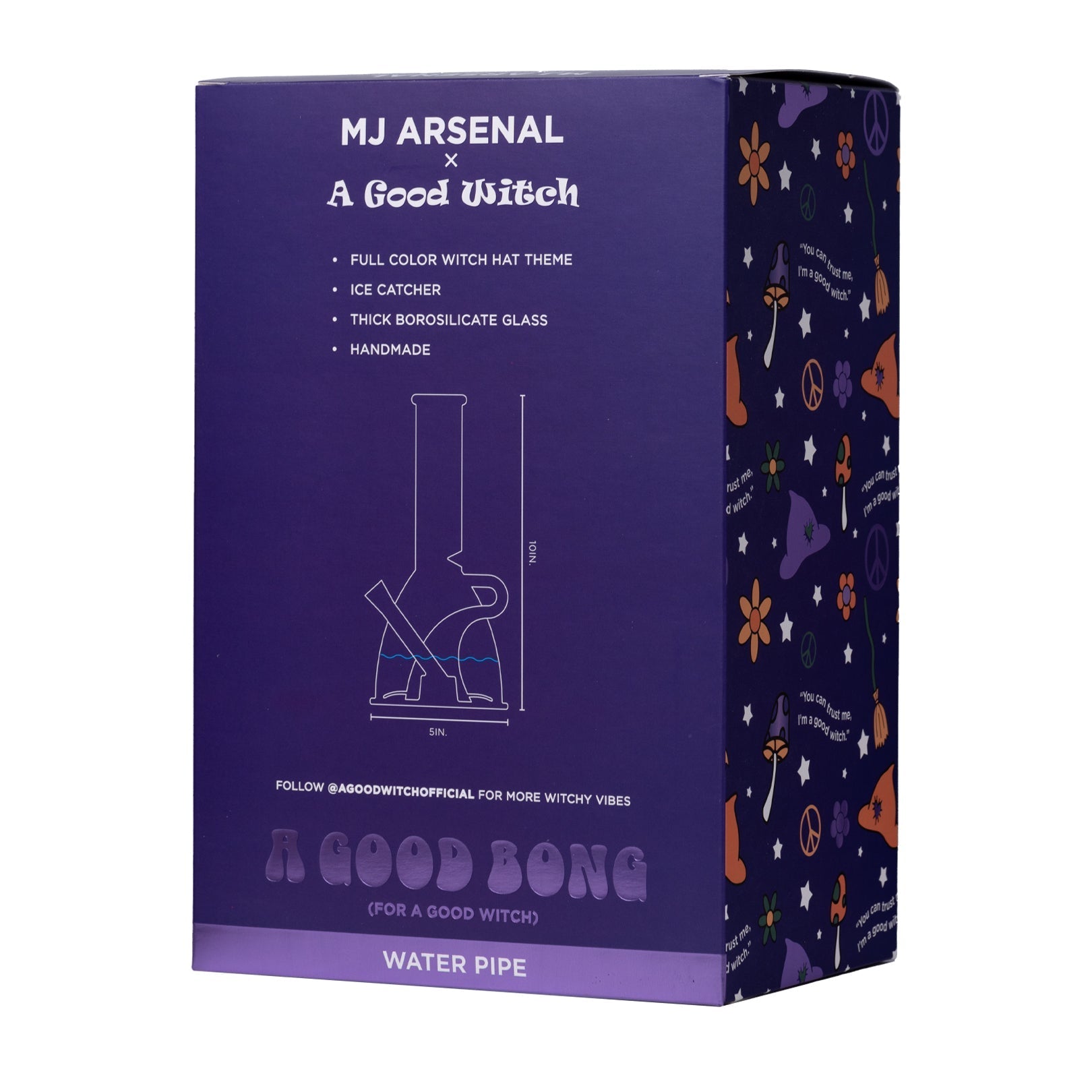 MJ Arsenal x A Good Witch - A Good Bong Halloween Series - Discreet Smoker